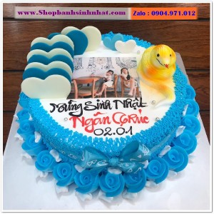Bánh Sinh Nhật In Hình Ảnh - H164